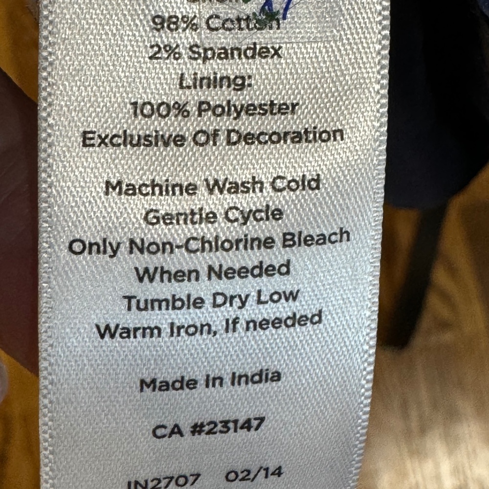 LOW PRICE!****TALBOTS****NWT Fully-Lined  Dress Blue/White Medallion Print -8P - Picture 7 of 15